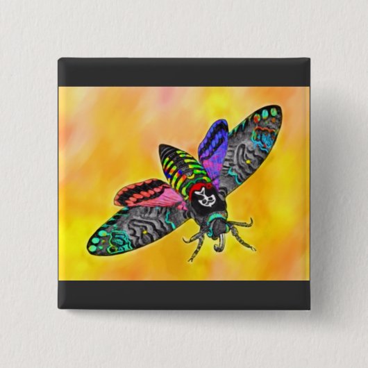 ゴシックのガボタン 缶バッジ (正面)