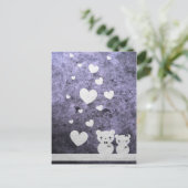 ゴシックのクマの愛 – はがき (スタンド正面)