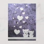 ゴシックのクマの愛 – はがき (正面)