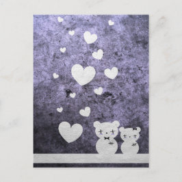 ゴシックのクマの愛 – はがき