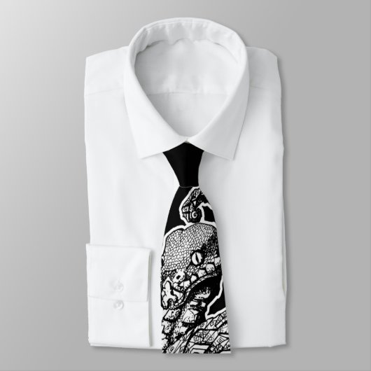 ゴシックのケルト結び目模様のヘビのタイ ネクタイ (タイ)