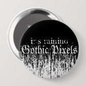 ゴシックのピクセル 缶バッジ (正面&裏面)