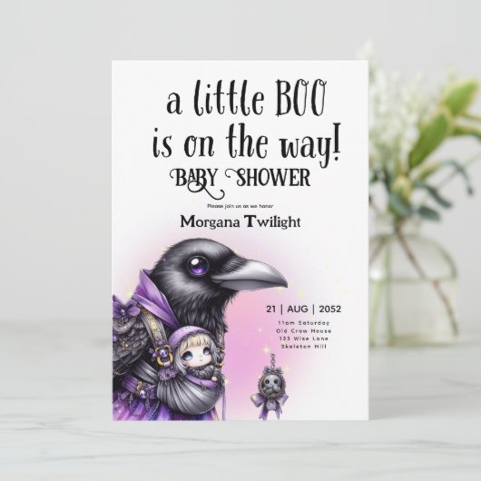 ゴシックのベビーガールが道中のカラス・ブーによって届け 招待状 (スタンド正面)