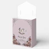 ゴシックのロッキングウマ紫ハロウィーン赤ちゃんシャワー フェイバーボックス (オープン)