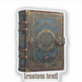 ゴシックの呪文カスタム本文字&カットビニールシール シール (正面)