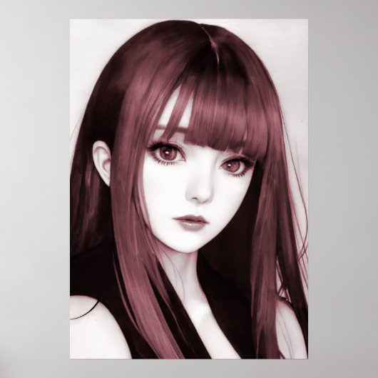 ゴシックの女の子#008: Ethereal美しい ポスター (正面)