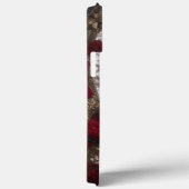 ゴシックの女性と赤いバラのヘアピース Case-Mate iPhoneケース (裏面 / 右)