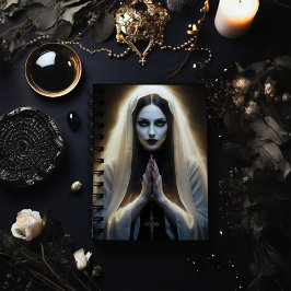 ゴシックの女性の祈り ノートブック