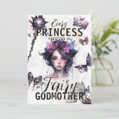 ゴシックの妖精ゴッドマザー提案写真 招待状 (スタンド正面)