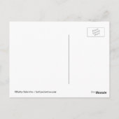 ゴシックの幽霊のよく出るな墓地の郵便はがき ポストカード (裏面)