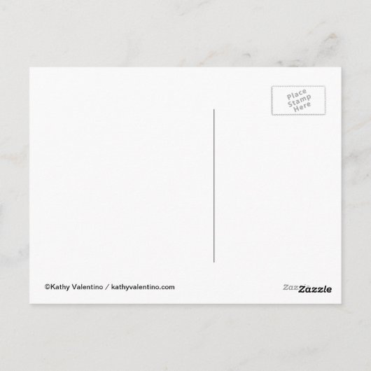 ゴシックの幽霊のよく出るな墓地の郵便はがき ポストカード (裏面)