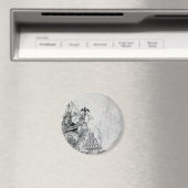 ゴシックの戦士、野蛮騎士、ファンタジー マグネット (インサイチュ (食洗機))