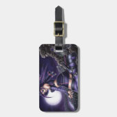 ゴシックの日本製アニメの魔法使い ラゲッジタグ (正面縦)