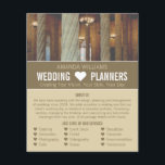 ゴシックの結婚柱、イベントプランナー広告ズ チラシ<br><div class="desc">Gothic Columns, 結婚ビジネス広告カードストアによるイベントプランナーのフライヤー。</div>