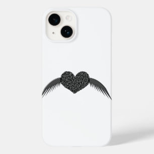 ゴシックの翼の愛のハートiPhone 5ケース Case-Mate iPhone 14ケース