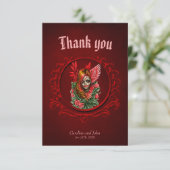 ゴシックの花、バラの天使。 サンキューカード (スタンド正面)