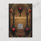 ゴシックの闇の影に永遠の愛を。 エンクロージャーカード (正面)