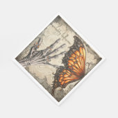 ゴシックの |蝶 |スケルトンハンド |ビクトリアン | スタンダードランチョンナプキン (角)