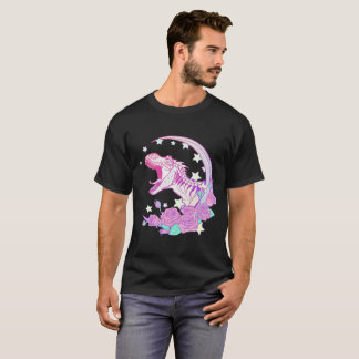 ゴシックのTrexのパステル調のTシャツ-審美的なVaporwave Tシャツ