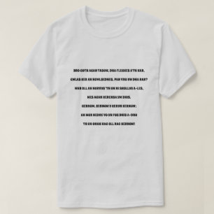  ゴシックアガンタソウ，コーンワルの賛歌 Tシャツ