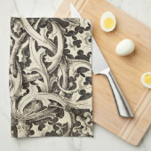 ゴシックアザミ キッチンタオル (四つ折り)