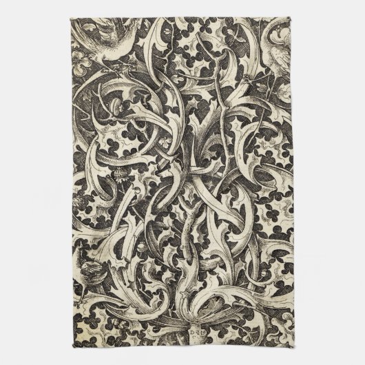 ゴシックアザミ キッチンタオル (縦)