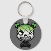 ゴシックアロマティックプライド旗色クマ キーホルダー (正面)