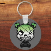 ゴシックアロマティックプライド旗色クマ キーホルダー (正面)