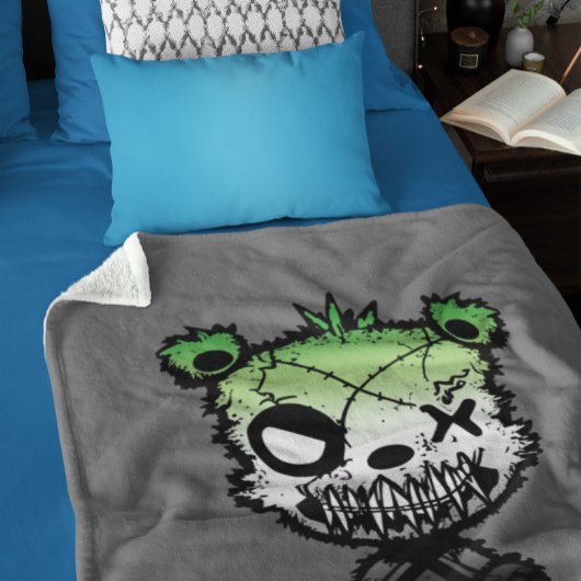 ゴシックアロマティックプライド旗色クマ シェルパブランケット