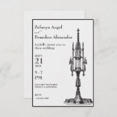 ゴシックアンティークモンストランス結婚式招待状 招待状 (正面/裏面)