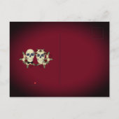 ゴシックアーチトレリスとスカル結婚ズ 案内ポストカード (裏面)