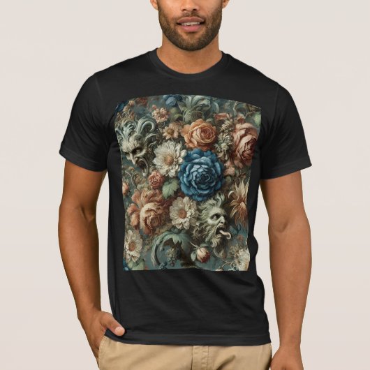 ゴシックアート - ナイフを研ぐささやき Tシャツ (正面)
