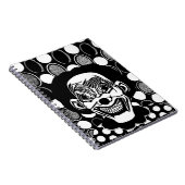 ゴシックイブドモンスター不気味なピエロ怖いサーカスアート ノートブック (右側)