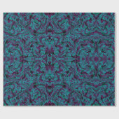 ゴシックインスパイアモダンスタイル流体アート ラッピングペーパー (フラット)