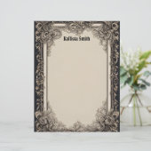 ゴシックインスパイア入り組み枠 レターヘッド (スタンド正面)