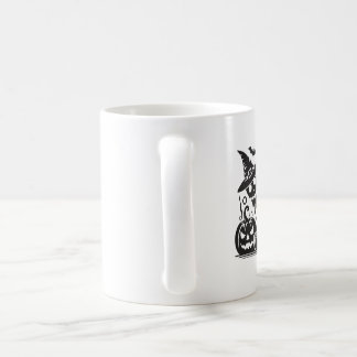 ゴシックウィッチスカルカボチャコーヒーフレンチプレスシル コーヒーマグカップ