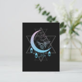ゴシックウィッチバラスカル幾何三日月 ポストカード (スタンド正面)