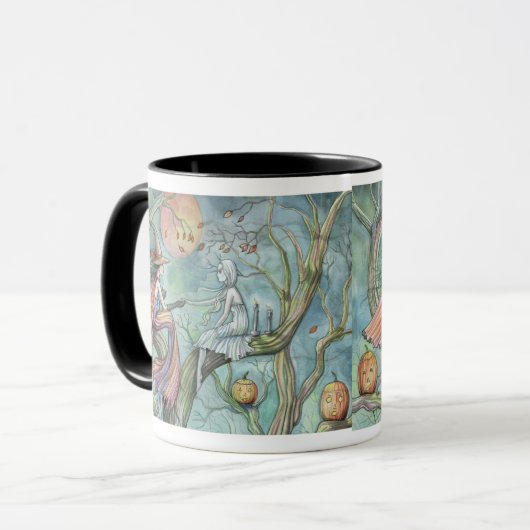 ゴシックウィッチ幽霊ハロウィーンマグ マグカップ (正面左)