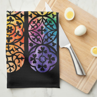 ゴシックウィンドレインボープライド キッチンタオル