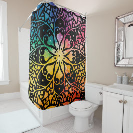 ゴシックウィンドレインボープライド シャワーカーテン