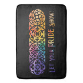 ゴシックウィンドレインボープライド バスマット (正面縦)