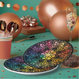 ゴシックウィンドレインボープライド ペーパープレート