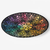 ゴシックウィンドレインボープライド ペーパープレート (アングル)