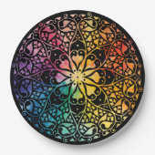 ゴシックウィンドレインボープライド ペーパープレート (正面)