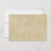 ゴシックウェディングのダークフラワーズ セーブザデート (裏面)