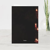 ゴシックウェディングアニバーサリーカード - あなた自身のテキストを追加してください！ サンキューカード (裏面)