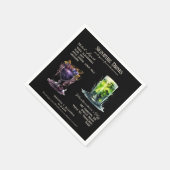 ゴシックウェディング ウィムジゴス シグネチャードリンク スタンダードカクテルナプキン (角)