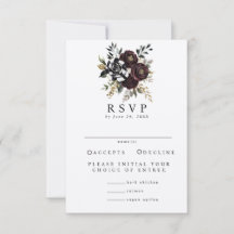 ゴシックウェディングRSVP