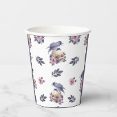 ゴシックウォータースカルバラ&レイヴンデザイン 紙コップ (正面)