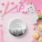 ゴシックウッズ白黒ハローウィンパーティ ペーパーボウル (パーティー)